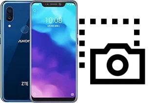 Captura de pantalla en ZTE Axon 9 Pro
