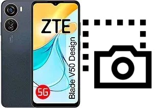 Captura de pantalla en ZTE Blade V50 Design