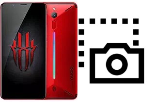 Captura de pantalla en ZTE nubia Red Magic