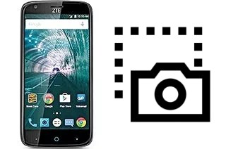 Captura de pantalla en ZTE Warp 7