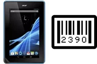 Cómo ver el número de serie en Acer Iconia Tab B1-A71