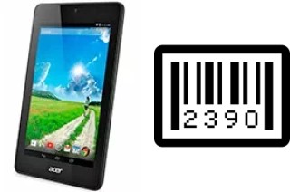 Cómo ver el número de serie en Acer Iconia One 7 B1-730