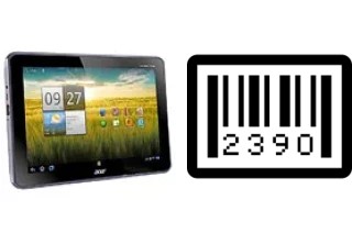 Cómo ver el número de serie en Acer Iconia Tab A701