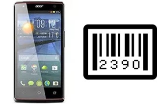 Cómo ver el número de serie en Acer Liquid E3 Duo Plus