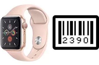 Cómo ver el número de serie en Apple Watch Series 5 Aluminum