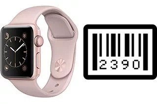 Cómo ver el número de serie en Apple Watch Series 2 Sport 38mm