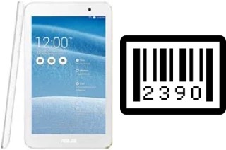 Cómo ver el número de serie en Asus Memo Pad 7 ME176C