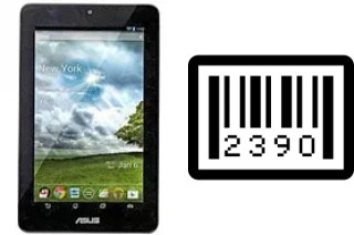 Cómo ver el número de serie en Asus Memo Pad ME172V