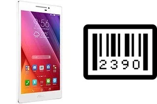 Cómo ver el número de serie en Asus Zenpad 7.0 Z370CG