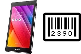 Cómo ver el número de serie en Asus Zenpad C 7.0 Z170MG