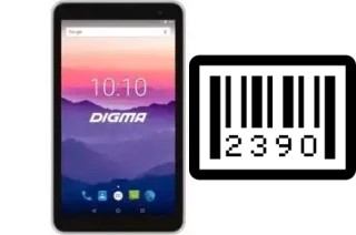 Cómo ver el número de serie en Digma Optima 7018N 4G