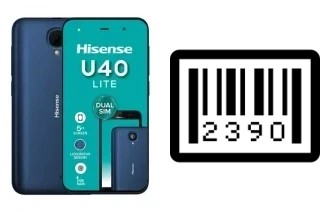 Cómo ver el número de serie en HiSense U40 Lite