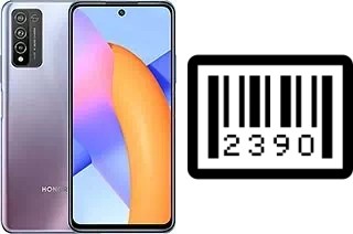 Cómo ver el número de serie en Honor 10X Lite