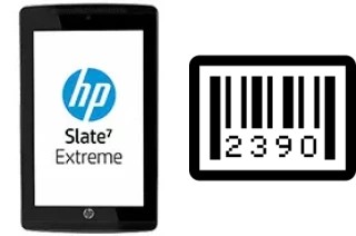 Cómo ver el número de serie en HP Slate7 Extreme