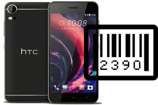 Cómo ver el número de serie en HTC Desire 10 Compact