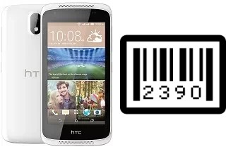 Cómo ver el número de serie en HTC Desire 326G dual sim