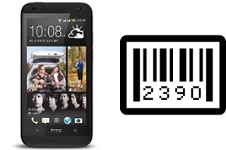 Cómo ver el número de serie en HTC Desire 601 dual sim