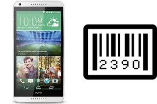 Cómo ver el número de serie en HTC Desire 816G dual sim