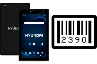 Cómo ver el número de serie en Hyundai HyTab 7LC1