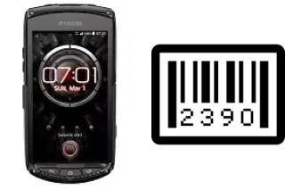 Cómo ver el número de serie en Kyocera Torque KC-S701