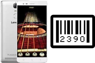 Cómo ver el número de serie en Lenovo K5 Note