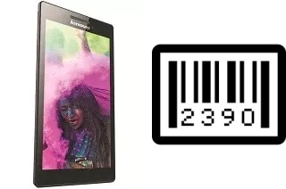 Cómo ver el número de serie en Lenovo Tab 2 A7-10