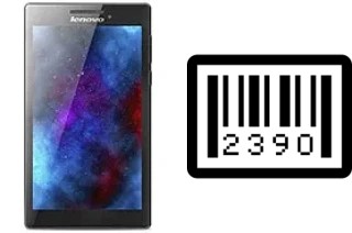 Cómo ver el número de serie en Lenovo Tab 2 A7-30