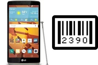 Cómo ver el número de serie en LG G Stylo