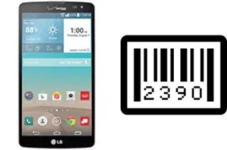 Cómo ver el número de serie en LG G Vista (CDMA)