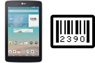 Cómo ver el número de serie en LG G Pad 7.0 LTE