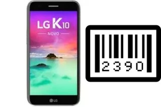 Cómo ver el número de serie en LG K10 Novo