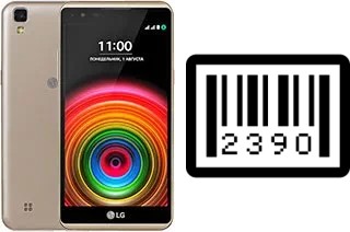 Cómo ver el número de serie en LG X power