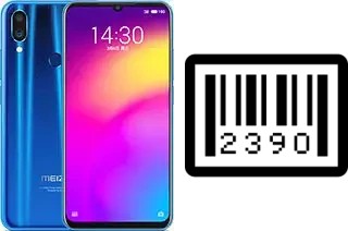 Cómo ver el número de serie en Meizu Note 9