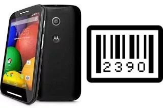 Cómo ver el número de serie en Motorola Moto E