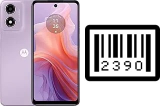 Cómo ver el número de serie en Motorola Moto E14