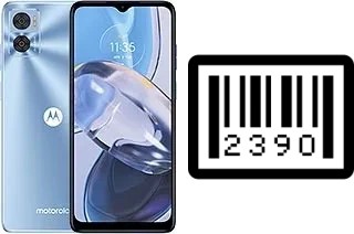 Cómo ver el número de serie en Motorola Moto E22