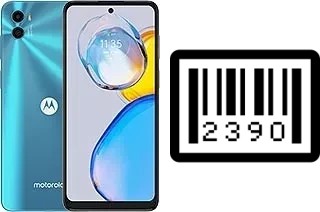 Cómo ver el número de serie en Motorola Moto E32 (India)