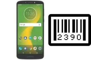 Cómo ver el número de serie en Motorola Moto E5 Supra