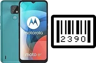 Cómo ver el número de serie en Motorola Moto E7