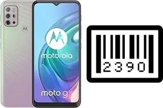 Cómo ver el número de serie en Motorola Moto G10