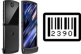 Cómo ver el número de serie en Motorola Razr 2019