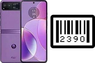 Cómo ver el número de serie en Motorola Razr 40