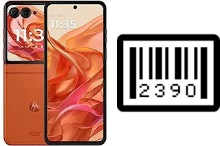 Cómo ver el número de serie en Motorola razr 2024