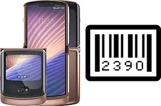 Cómo ver el número de serie en Motorola Razr 5G