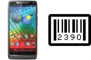 Cómo ver el número de serie en Motorola RAZR i XT890