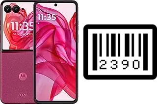 Cómo ver el número de serie en Motorola razr+ 2024
