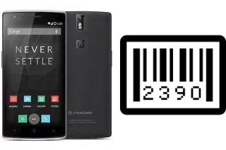 Cómo ver el número de serie en OnePlus One