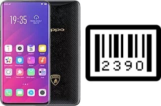 Cómo ver el número de serie en Oppo Find X Lamborghini Edition