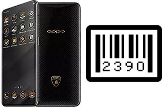 Cómo ver el número de serie en Oppo Find X Lamborghini