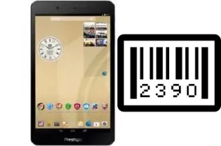 Cómo ver el número de serie en Prestigio MultiPad Muze 5018 3G